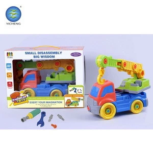 Mixed color cheap construction toy vehicles for kids