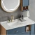 Import Modern Combo Wooden Bathroom Vanity Unite Wall Mounted LED Light Mirrored Bathroom Cabinets Set from China
