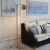 Import Modern minimalist led floor light Aluminum simple living room bedroom vertical strip black floor lamp from China