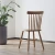 Import Modern Solid Wooden Dining Chair Simple Design  Windsor Chair from China