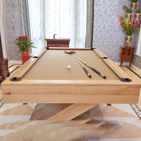 Modern special design 9ft solid wood frame  billiard pool table
