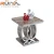 Import Modern square design marble dining table set with 8 chairs from China