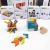 Import Montessori Wooden Pattern Blocks Animals Jigsaw Puzzle Travel Iron Box Puzzle Block Puzzle Early Educational Toy from China