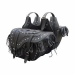Motorbike High Quality Black Saddle Bag