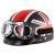 Import Motorcycle Safety Helmet + Detachable Visor + Goggles White Star Pattern Pink from China