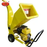 movable small garden branches wood chipper wood twigs crusher
