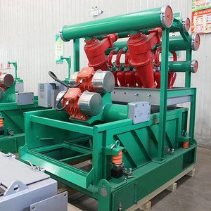 Mud cleaning system for solids control used in oilfield for drilling slurry and sludge separation with desander desilter