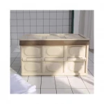 Multi-function Clothes Toy Folding Rugged Commonly Used Plastic Storage Box