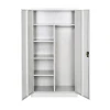 Multi-function Metal Storage Cabinet Bedroom Steel Wardrobe Clothes Hanger Cupboard Locker Closet