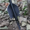 Multipurpose flat Spade agricultural digging tool multifunctional digging folding shovel with handle hard