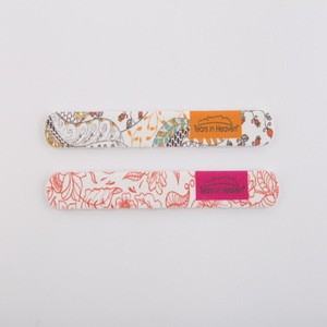 Nail Care Product - Design and Solid Color Nail File Professional Custom Double Side Disposable Nail File 100/180 Sandpaper