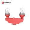 NANHUA LS810D Dual aviation obstruction lights/Twin weatherproof aircraft Lights/led tower obstacle light ICAO/ FAA