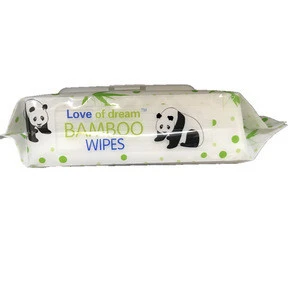 Natural Pure Organic Bamboo Baby Wipes Lightly Scent