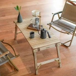 Naturehike outdoor furniture glamping Camping picnic Roll Up Folding wood Tables