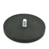 NdFeB Silicone Rubber Coated Pot Magnet with External Threaded Stem