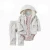 Import New Arrival Model 3pack Love Baby Clothes Set Romper Pants With Baby Jacket from China
