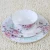 Import new bone china dinnerware set with flower design for gift ceramic from China