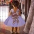 Import New Born Baby kid Flower Girl Summer Evening Party Performance Dress Children Clothes Birthday Princess Dress from China