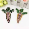 New Design Handmade Rhinestone beaded Patch for clothes,  rhinestone patch applique for Garments