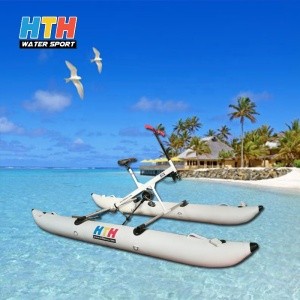 New design inflatable water bike,water boat type bike for outdoor use on river, lake and pond