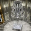 New Design Italy Design Modern USB Charge Touch Switch Bedside  Luxury Charging Night Diamond Acrylic Table Lamp