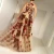 Import New Elegant Woman Evening Gown Plus size slim printed long evening dress Suitable for Formal Parties from China