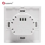 New EU/UK Standard Smart Zigbee Zll Wireless Tempered Glass Waterproof Screen Light LED Indicator Touch Wall Switch