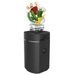 New Evolution 200 Household Appliances Black Wireless Switch Kitchen Sink Garbage Waste Food Dispose Machine