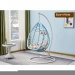 New Fashion Outdooor Garden Hanging Hammock Signle Swing Rattan Egg Chiar