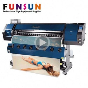 New Model Funsunjet FS1802 1.8m digital film printing machine for one way vision with dx5 1440dpi