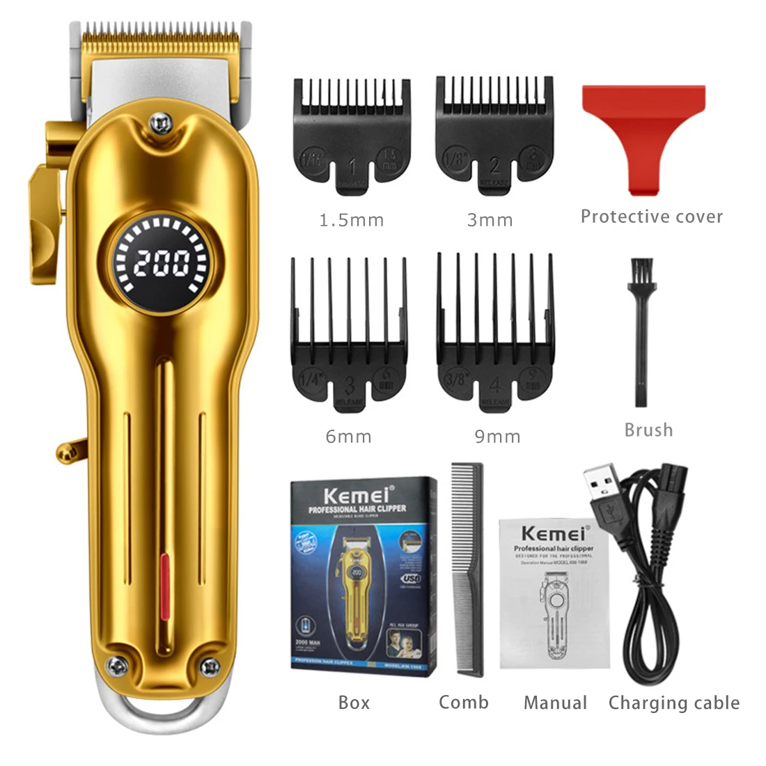 NEW Professional Hair Trimmer Electric Hair Clipper Professional Hair Clipper Wholesale