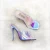Import New Releases Women Reflective Shoes Stiletto Slip On Stylish Ladies Sandals Designer Heels Shoes Slippers Women High Heel Shoes from China