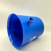 New  Style  Customer  LOGO  Large  Capacity  4L  Blue Plastic Ice Bucket