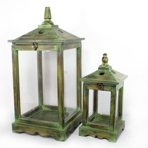 New Style Wooden Candle Lantern Decor Personalized Outdoor Hanging Lanterns