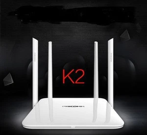 New  Wifi Router 300Mbps 2.4GHZ and 867Mbps 5GHZ wireless router K2 wireless router + 4 Antenna with 4 Lan ports 1WAN
