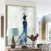 Newest painting printed custom floating picture frames linen canvas include design for choose