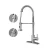 Import No.K054D Desk Mounted Chrome Kitchen Faucet, Brass Kitchen Sink Faucet from China