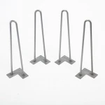 Normal Style Furniture Parts Hot Selling Cheap  4-28" 2 and 3 Rod Table Hairpin Legs