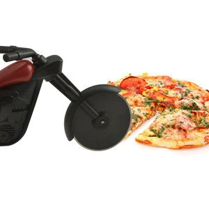 Novelty Design Stainless Steel Pizza Cutter Bike wheel Bicycle Shape Pizza Cutting Knife