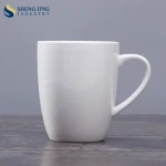 OEM 13oz A Grade Cheap Wholesale Custom Ceramic Coffee Mugs Wholesale Supplier White Porcelain Mug Cups Sublimation Blank