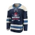 OEM Custom field embroidery Logo 100% polyester fabric fight strap hockey goalie jerseys hoodies patches hockey uniforms