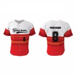 OEM customized design quick dry blank softball wears custom sublimated baseball jersey shirt