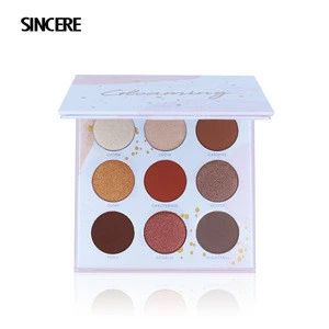 OEM factory wholesale eye shadow palette with private label low MOQ empty eyeshadow palette