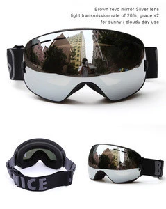 OEM high quality anti-fog lens  snow snowboard ski TPU ski