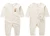 OEM manufacture baby sleepwear 100% combed cotton  newborn short pajamas infant  jumpsuit for spring summer