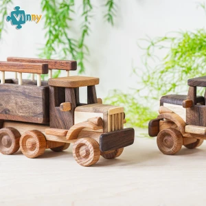 OEM - ODM Nursery Gift Dump Truck Blocks Wooden Toys Unique woodwork educational wooden for children