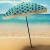 Import OEM Vintage style large beach umbrella with tassels fringes floral beach umbrella with tassel from China