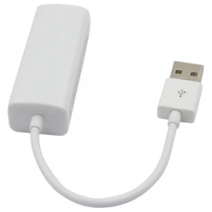OEM/ODM Portable 10/100Mbps USB 2.0 to RJ45 Female LAN Network Ethernet Adapter card Converter White