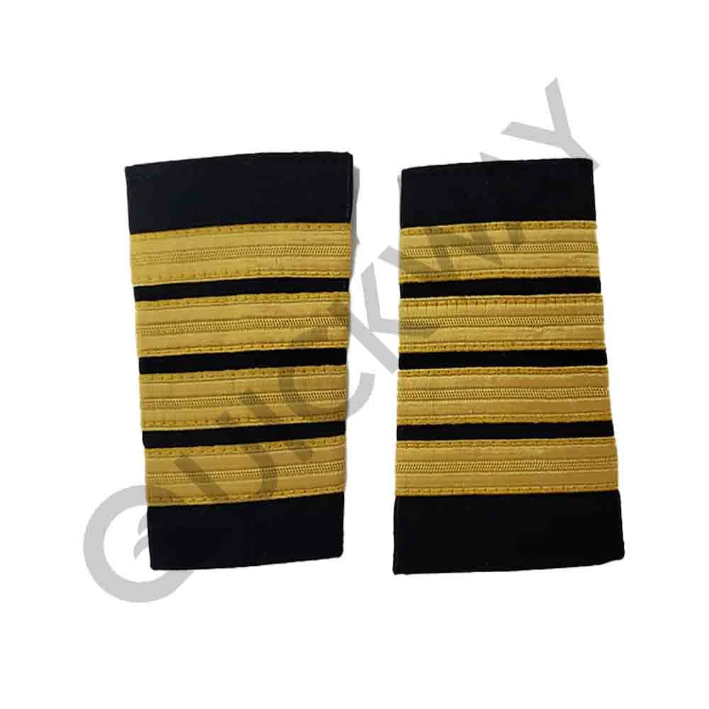Officers Uniform Green Epaulettes Merchant Technical Officers Hard Curved