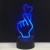 Import Order Directly 7 Light Colors Touch Switch Style 3D Creative Lights Acrylic LED Illusion Night Lamp from China